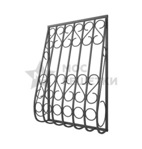 Решетка на окно сварная дутая 4-46